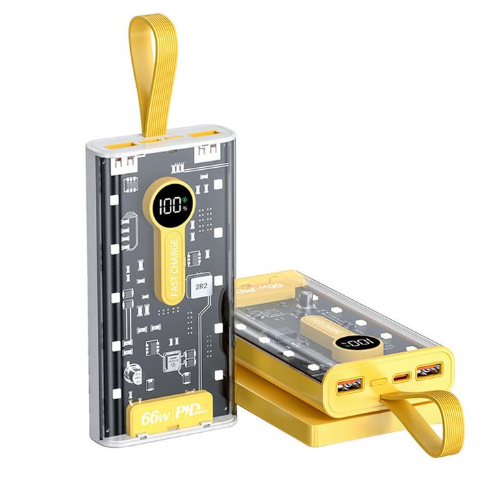 Transparent power bank 10000mah
