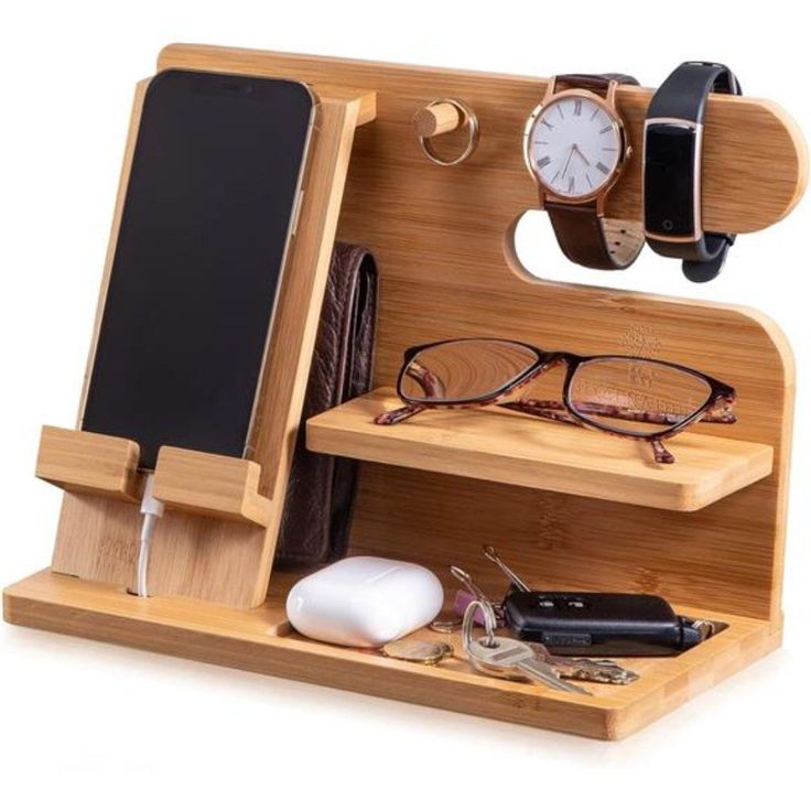 Wooden Desk Organizer